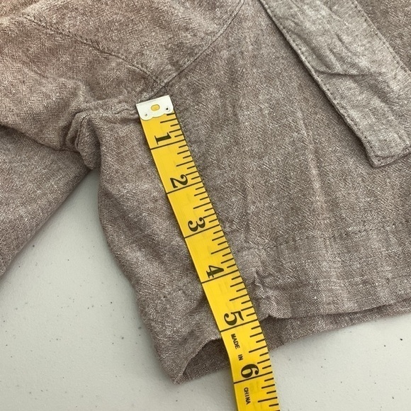 Addition Elle Belted Linen Shorts - Picture 11 of 15